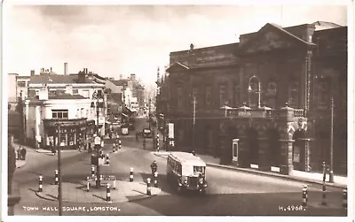 Longton. Town Hall Square # H.4968 By Valentine's. Bus. • £12