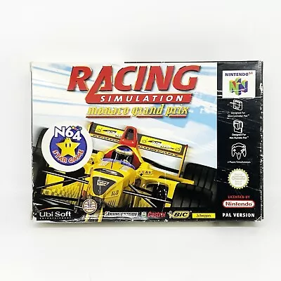 Racing Simulation Monaco Grand Prix (Boxed) - Nintendo 64 - Free Post! • $125.50