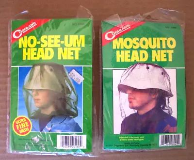 2 Coghlan's Mosquito Head Nets 1 Ultra Fine Mesh 1 Std Mesh New • $3.99