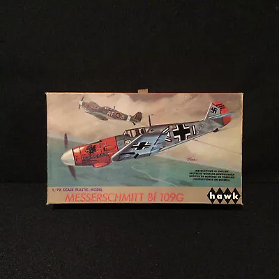 Hawk 1:72 WWII Messerschmitt Bf 109G Vintage Model Airplane Kit 6-39 • $17.49