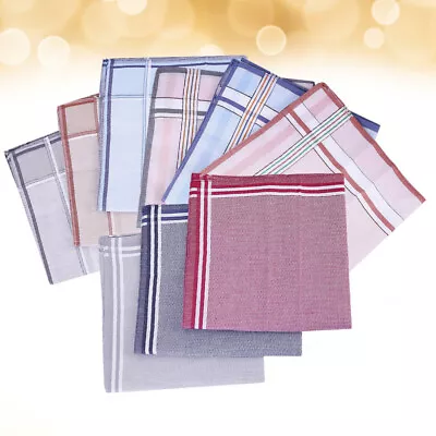 12 Pcs Handkerchiefs Mens Square Scarf For Women Pocket • £14.59