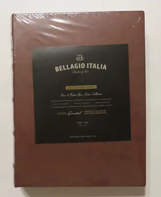 $29.98 • Buy Bellagio-Italia Corona CD/DVD Storage Binder - Leather - 48-Disc Capacity NEW!!!