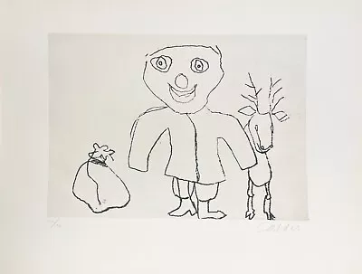 Alexander Calder  Santa Claus X  Original Etching Hand Signed Edition 175 • $1350