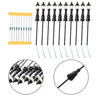 Brighten Up Your Model Train Display With Authentic Lamp Posts Pack Of 10 • $10.17