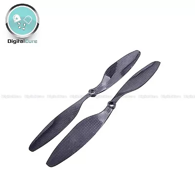 PAIR 10  1045 Carbon Fibre Propeller CW CCW Props - DJI Quad Hex F450 F550 920kV • £9.99