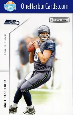 2011 Panini Rookies & Stars Seattle Seahawks #131 Matt Hasselbeck • $1.99