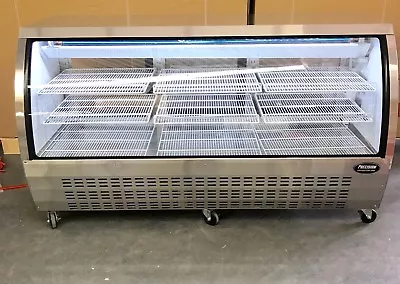 DELI CASE NEW 72  82  STAINLESS Glass  REFRIGERATOR DISPLAY Bakery Pastry MEAT • $2995