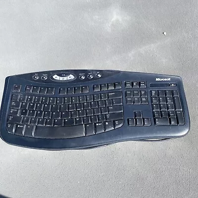 Microsoft Comfort Curve Keyboard 2000 V1.0 USB Wired Ergonomic KU-0459 Tested • $28.95