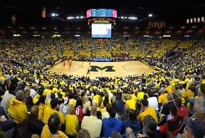 Poster - Michigan Crisler Center NCAA Basketball Arena 3 Sizes - Imagekind • $49.99