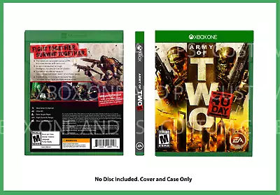 $13 • Buy CUSTM REPLACEMENT CASE Army Of Two 40th Day NO DISC XBOX SEE DESCRIPTION