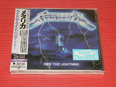 4BT 2018 METALLICA Ride The Lightning (2016 REMASTER)  JAPAN SHM CD • $19.06