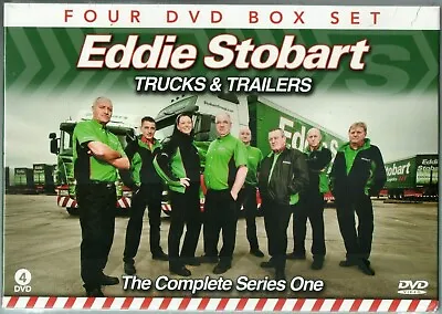 EDDIE STOBART TRUCKS & TRAILERS. The Complete Series One. New. Box Set Of 4 DVDs • £3.99
