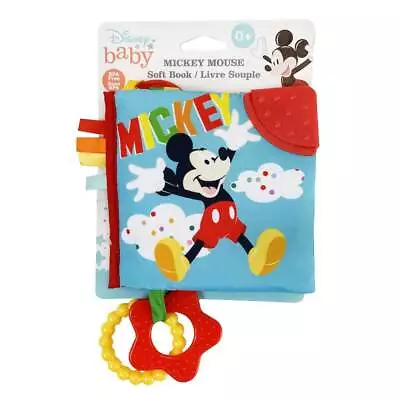 Disney Baby - Mickey Mouse Activity Soft Storybook - Nursery Disneyana • $19.50