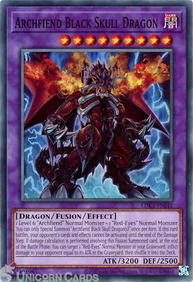 LDK2-ENJ42 Archfiend Black Skull Dragon UNL 2024 Edition Mint YuGiOh Card • £1.38