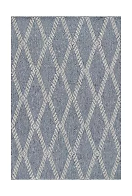 Momeni Hampton Transitional Indoor/Outdoor Area Rug Blue 6'6  X 9' 6'6  X 9' • $191.87