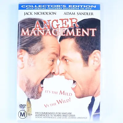 $3.49 • Buy Anger Management (DVD, 2003) Adam Sandler, Jack Nicholson, Maria Tomei - Comedy