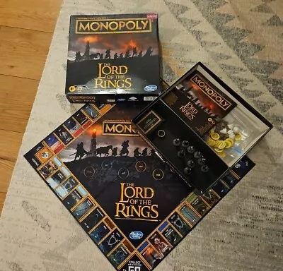 Hasbro Monopoly Lord Of The Rings Board Game Complete With All Pieces  • £19.99