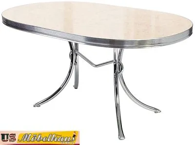 TO-26a Bel Air Diner Kitchen Table Dining Table Fifties Style Retro 1950s Table • £575.26