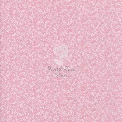 Rose & Hubble Pretty PINK Floral Fabric 100% Cotton Material - Clothing Craft • £4.75