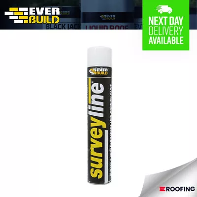 £8.99 • Buy Everbuild - Surveyline - White - Semi Permanent Line Marking Paint