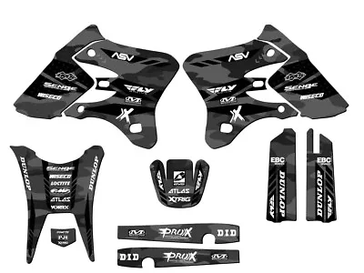 2003-2004 WR 450 F APACHE Grey Senge Graphics Kit Compatible With Yamaha • $134.99