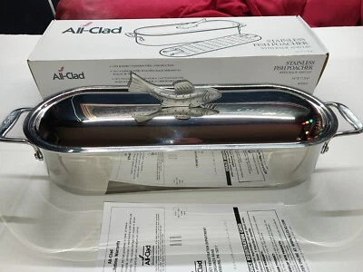 $149.99 • Buy All Clad Stainless Steel Fish Poacher Steamer