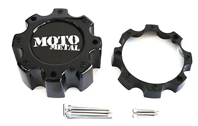 New Moto Metal MO909 MO957 MO959 Wheel Rim Center Cap Black 8 Lug With 1  Spacer • $36