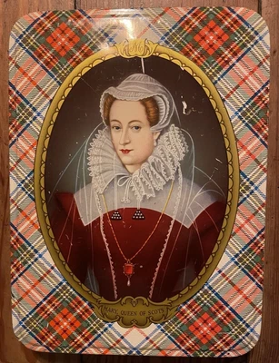 £16 • Buy Vintage Macfarlane Lang & Co Biscuit Tin Mary Queen Of Scots