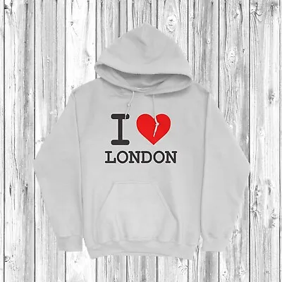 I Love London Hoodie S-2XL England UK United Kingdom Country Heart • £27.99