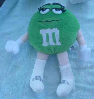 M&M Collectables -  Miss  Green  Plush   -  (time To Sell My Collection) • $8