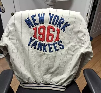 Mirage NY Yankees 1961 MLB Jacket Cooperstown First String Size L Reversible • $60