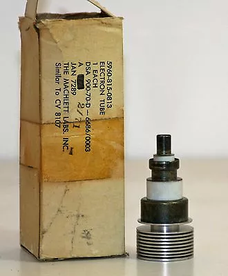 Machlett JAN 7289 Planar Triode (cross With 3CX100A5) Electron Tube  • $34.99