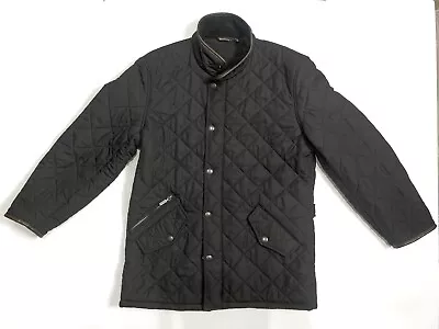 Barbour Powell Quilted Jacket Navy Small [Sleeves Were Tailored To  21 5/8 ] • $16.50