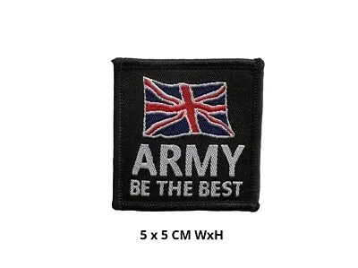 British Army BTB Flag Union Jack Embroidered Sew On Patch Badge Shirt Jean N-240 • £1.49