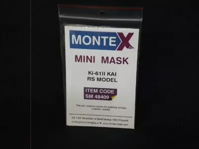 Monte X Mini Mask Set Ki-61 II KAI RS Model 1/48 Kit • $5.95