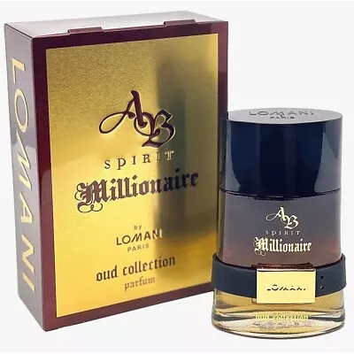 Lomani Men's AB Spirit Millionaire Parfum 3.4 Oz Fragrances 3610400037789 • $44.48