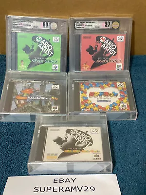 Randnet Nintendo 64dd Bundle 5 Games Total All Vga Graded Archival Case • $3500