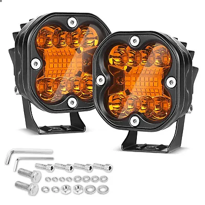 2x 4  80W LED Cube Work Light Bar Combo Pods Driving Fog OffRoad Tractor ATV UTV • $23.39