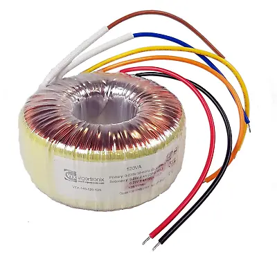 VIGORTRONIX 120 VA Mains Toroidal Transformer 0 230 V 2 X 15 V VTX 146 120 115 • £26.02