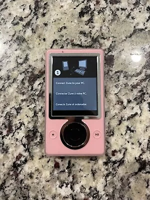 Microsoft Zune Digital Media Player (1092) 30GB Pink - TESTED WORKING ✅🔥 • $99.99