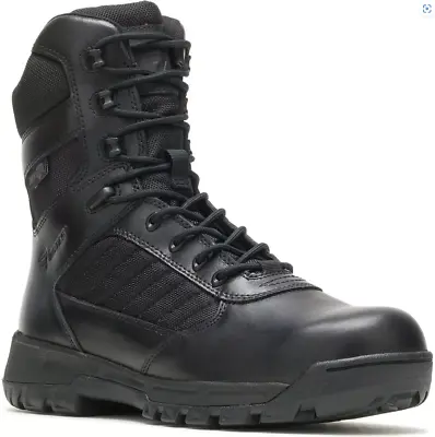 NIB MEN'S BATES E03182 SPORT TACTICAL 2 WATERPROOF  DRYGuard LEATHER BLACK BOOTS • $69.95