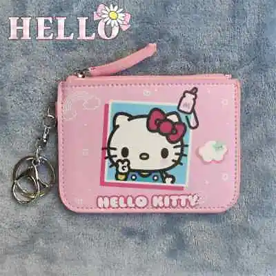 Sanrio Kuromi Hello Kitty Coin Purse Cinnamoroll Melody Card Holder Girls Wallet • $17.59