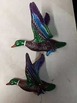 £8.66 • Buy Pair Of Vintage Ceramic Flying Wall Ducks* Read 