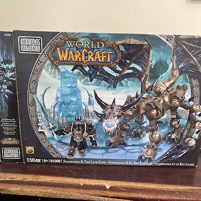 World Of Warcraft Mega Bloks Sindragosa Lich King Set 91008 100%? Complete • $39.99