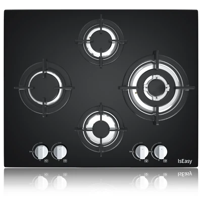 Fornelli A Gas Piano Cottura A Gas Domino-DG A 2 Fuochi In Vetro Per Incasso - Propan, Efficienza A, Made In Germany Piano A Gas 2 Fuochi Vetro - Foto 5