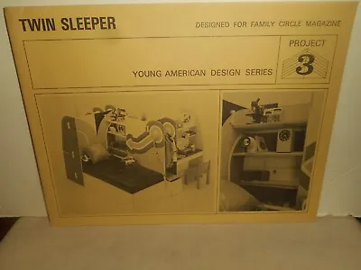 Building Plans AMERICAN PLYWOOD ASSOCIATION Twin Sleeper Beds & Storage Units • $19.95