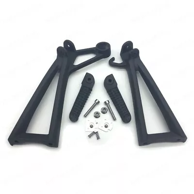 Motorcycle Rear Foot Pegs Bracket Black Yamaha YZF R6 2003-05/YZF R6S 2006-2009 • $40.81