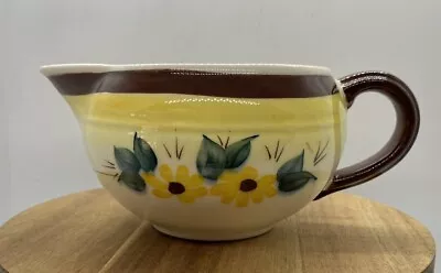 Vernon Kilns Hand Painted California Pottery USA Brown Eyed Susan Gravy Boat • $19.99