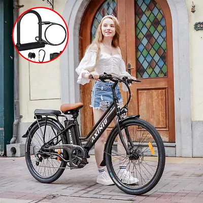E-Bike 26  Electric Bike For Adults 500W Motor Snow Bicycle -Commuter Ebike US • $449.99