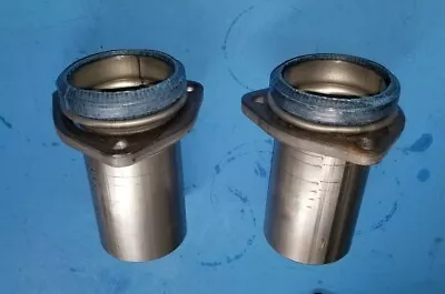 $57.67 • Buy Chevy Small Block V8 Corvette Rams Horn Manifold 2.5  Out Let Down Pipe Stub 